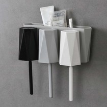 Toothbrush shelve hanging wall-free hanging tooth cup teeth mouthwash toothbrushing cup cup wall-mounted mouth cup dental tool box