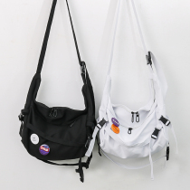 Crossbody bag Mens shoulder bag ins trendy functional style tooling Dark student beggar bag Female Japanese Harajuku satchel