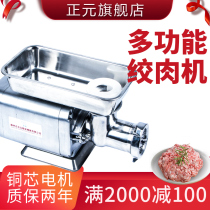 Zhengyuan electric RY22S frozen meat grinder commercial stainless steel meat mincer meat mincer meat stuffing enemator