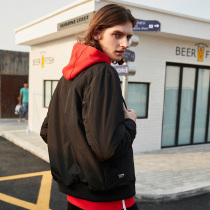 KELME Kalmei mens sports cotton-padded casual baseball collar jacket windproof jacket Tide brand cotton-padded clothing