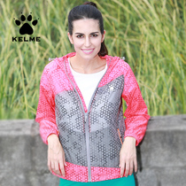 KELME Kalmei outdoor splicing color windbreaker summer ladies sports ultra-thin windproof sunscreen skin coat