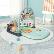 Pedal piano newborn baby lying toy 1 year old 0 multi-function fitness rack baby early education puzzle 6 months 3