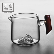 Glass Road cup tea leak set integrated tea ware thick heat-resistant Tea Sea single Japanese kung fu tea cup