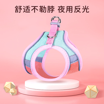 Kitty Traction Rope Anti-Off Small Dog Walking Cat Dog Traction Rope Vest Style Out Special Pet Teddy