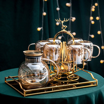 Light luxury glass kettle Cup Cup cup water set household living room drinking water cup teapot tea set Tea Cup