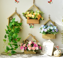 Creative wall hanging flower basket home living room bedroom balcony wall decoration hanging flower restaurant Wall pendant