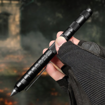 Multifunctional fire stick large field survival tool tactical pen magnesium stick flint outdoor portable fire artifact