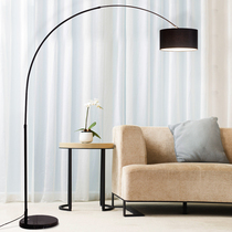 Fishing lamp floor lamp living room bedroom Nordic creative simple remote control led net red modern vertical floor lamp table lamp