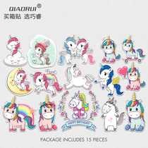 Tide brand one-corner suitcase suitcase sticker laptop guitar skateboard sticker waterproof without glue