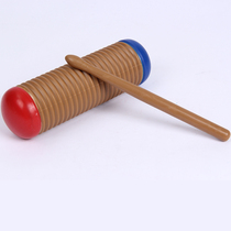 Orff parent-child early education teaching aids sand shave frog sound wooden childrens percussion instrument sand tube shave