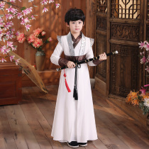 Childrens Hanfu ancient costume Summer Tang costume Boy Chinese style Son young Master costume Sinology performance costume Boy thin spring and autumn