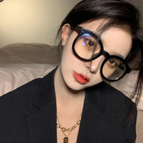 Large frame black frame glasses myopia women can be equipped with a degree of makeup artifact Optical glasses frame female ins wind face is thin