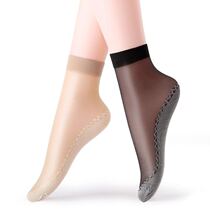 10 pairs of cotton bottom socks feet cotton women ultra-thin crystal short stockings non-slip invisible anti-hook stockings children