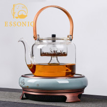 ESSONIO small tea stove health steam boiling teapot teapot tea set electric pottery stove tea maker