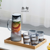 Summer household large capacity juice jug Cold water cup set