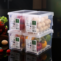 Kitchen refrigerator special large-capacity storage box storage fresh vegetables and fruits egg box with lid food freezer box