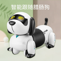Childrens smart follow dachshund remote control toy puppy programming touch robot dog boys and girls gifts 4 animals 3