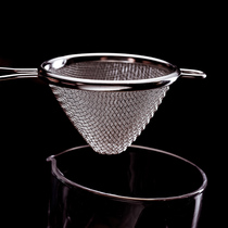 MrSlim stainless steel single-layer drain mesh cone filter Triangular double-layer drain mesh bartender round filter Ice filter