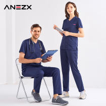 Operating room hand washing clothes Brush hand clothes Women and men short sleeve isolation clothing Oral dental hospital doctor nurse uniform suit
