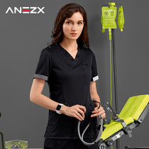 Hand washing clothing Female operating room department oral dentist operating clothing Male brush hand clothing Short sleeve isolation clothing overalls