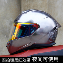  GSB helmet lens S-361 model original transparent brown coated rainbow lens