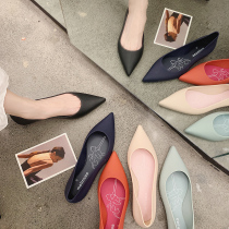 Urban fashion rain shoes womens shallow pointed jelly shoes low-top waterproof work single shoes fisherman shoes Little prince