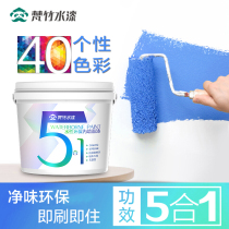 Fan Takeuchi interior wall Latex paint Wall paint Brush wall Household stucco Self-brush wall paint White color paint Interior paint