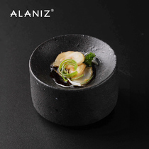 Alaniz Su-Moshan Stereo Disc Ceramic Cold Vegetable Plate Household Simple Cold Vegetable Plate Commercial snack plate