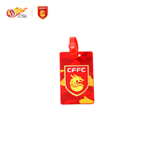 CSL Chinese Super League official Hebei team football fans travel around to cheer the home team luggage tag