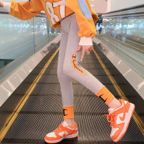 next sunny girl hit underpants spring outside wearing 2022 new foreign gas pants for kids casual Korean version pants