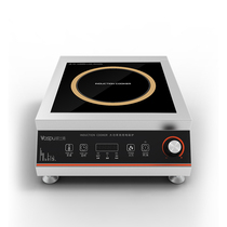 Weipu commercial induction cooker 3500W high power stainless steel knob fried concave induction cooker electrical waterproof
