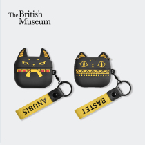 British Museum Official Anderson Cat Apple Headset airpodsPro Ear Case Protective Cover Christmas Cartoon