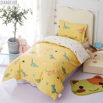 Childrens kindergarten quilt three-piece nap cotton quilt set baby bedding winter six-piece boy