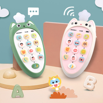 Baby mobile phone three four five seven ninety-eight months to bite water boiled tooth gum entrance to press baby toys