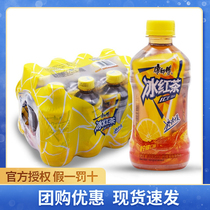 Master Kong Lemon Flavored Iced Black Tea 330ml*12 FCL Mini Small Bottles of Fruity Drinks Sweet and Sour Drink