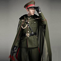 Old nine-door cos to serve Zhang Qishan warlord costume Zhang Dafu lord cosplay Republic of China military uniform Grand handsome suit with great cloak