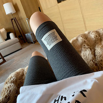 Pregnant womens leggings summer thin safety pants five-point pants spring and summer outerwear pregnant womens pants fashion sports pants trendy mother