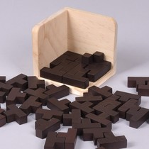 Tetris 54 T Luban lock Confucius Ming lock magic bean puzzle high IQ brain-burning childrens educational toys