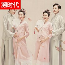 New photo studio pregnant women photography clothing Chinese style fashion art photo photo clothing couple pregnant mommy photo clothes