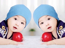 Xingo New Year pictures doll stickers baby picture wall stickers baby photos poster wedding children portrait twins