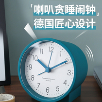 Bedroom small alarm clock students use wake-up artifact loud volume mute creative luminous simple bedside boy clock clock