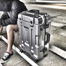 Luggage aluminum frame universal wheel men's fashion 28 suitcase 20 boarding box 24 inch 26 mute luggage case