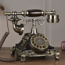 Tiafei turntable Antique European old-fashioned telephone Retro home fashion creative wired telephone landline