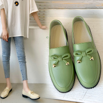  Shallow mouth rain boots womens short tube summer low-top kitchen water shoes fashion outer wear rain boots Korean non-slip galoshes rubber shoes