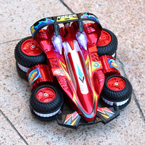 Rolling stunt car dump car remote control car off-road remote control car mold charging electric racing childrens toy car boy