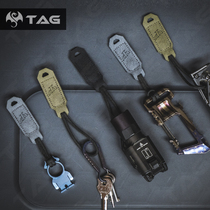 (TAG)PSIGEAR Nylon Cache Handle EDC Keychain Fixture Accessories Tactical small pull