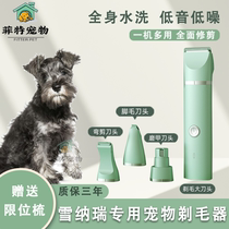 Snownery special dog shave with muted small dog trim sole haircut haircut hair hairdresser pet electric pushers