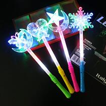 Luminous Large Number Pentagram Sparkling Stick Shining stars Fluorescent Stick Concert Bassist Gift Hot Pin Props Wholesale