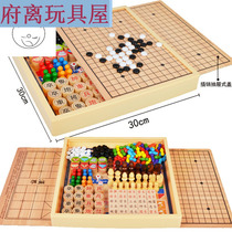 Flying Chess double couple version toy puzzle adult student decompression adult checkers hexagonal marble adventure