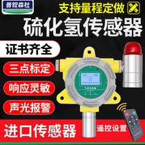 H2S hydrogen sulfide sensor industrial carbon monoxide oxygen ammonia methane combustible toxic and harmful gas detector